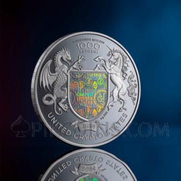 Liberty. Indian Head 1000 Satoshi 1oz United Crypto States 2024