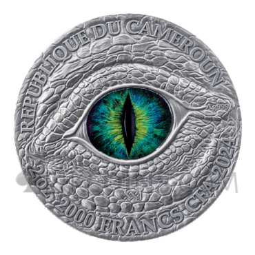 Oriental Lung 2000 francs CFA 2oz Republic of Cameroon 2024