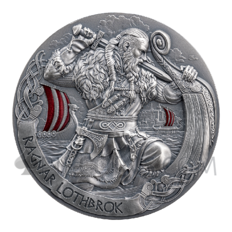 Ragnar Lothbrok 2000 Francs CFA 2oz Republic Of Cameroon 2024 Coin   Ragnar Lothbrok 01 768x768 