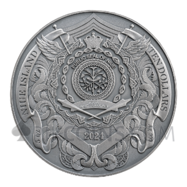 St. Michael: The Patron of Kyiv 10$ 5oz Niue 2024