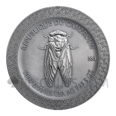 The Oreads - Celestial Beauty 5000 francs CFA 5oz Republic of Cameroon 2023