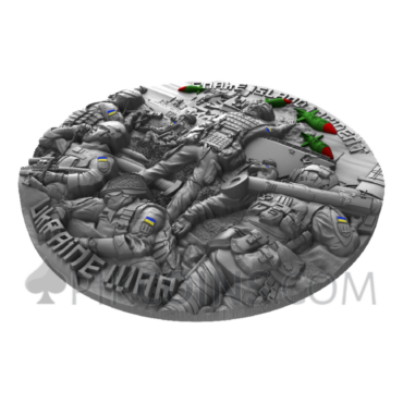 Snake Island Incident - Ukraine War 2000 Francs CFA 2oz Cameroon 2023