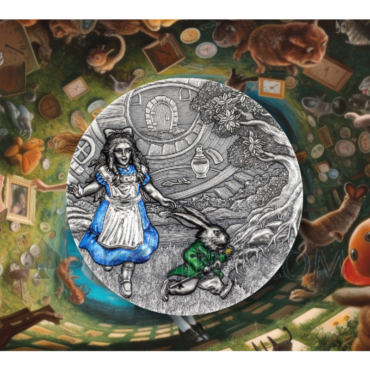 Alice In Wonderland – Fairy Tales 20$ 3oz Cook Islands 2023
