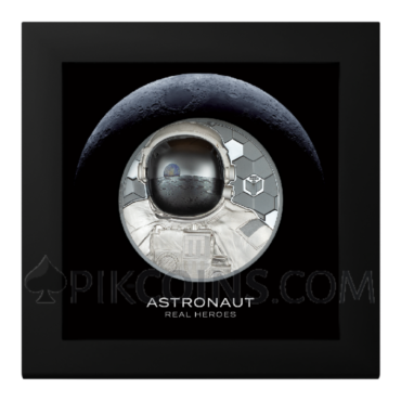Astronaut - Real Heroes 20$ 3oz Cook Islands 2024