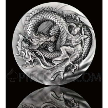 Flying Apsaras 5$ 2oz Niue 2024