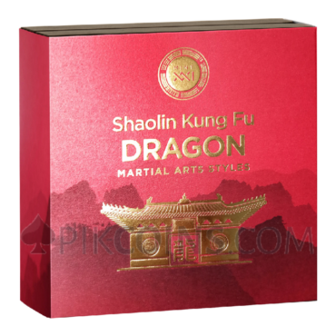 Shaolin Kung Fu Dragon - Martial Arts Styles 5$ 2oz Niue 2023