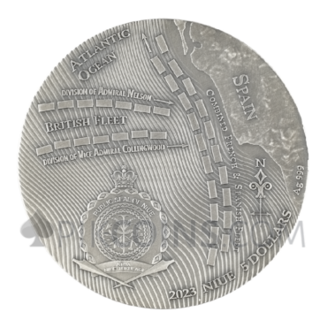 Battle Of Trafalgar - Sea Battles 5$ 2oz Niue 2023