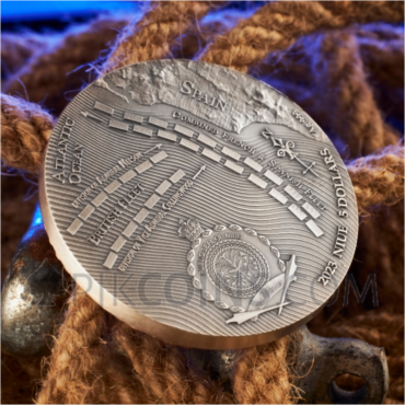 Battle Of Trafalgar - Sea Battles 5$ 2oz Niue 2023