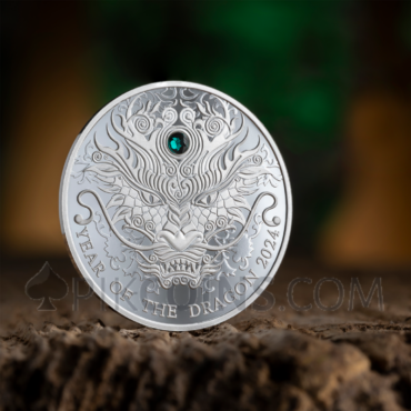 Year Of The Dragon - Lunar Year Ghana 2 Cedis 0.5oz Ghana 2024