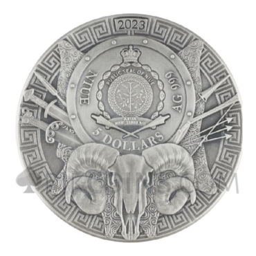 Argo Ship - Argonauts 5$ 2oz Niue 2023
