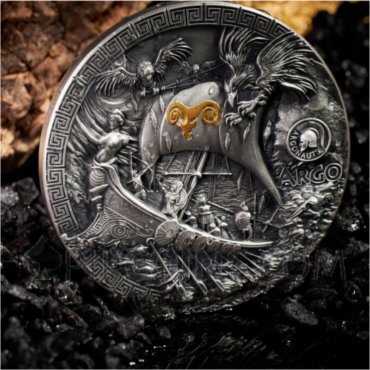 Argo Ship - Argonauts 5$ 2oz Niue 2023