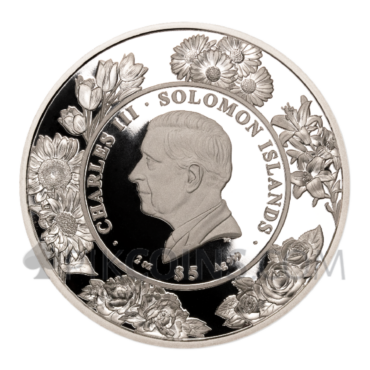 Daisy Flower 5$ 2oz Solomon Islands 2024