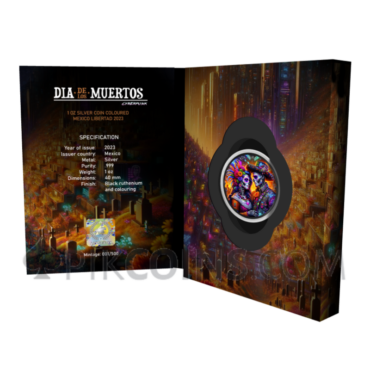 Dia De Los Muertos 1 Onza 1oz Mexico 2023