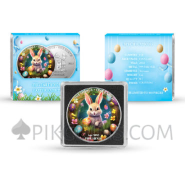 Easter Earth Easter Rabbit 1$ 1oz Fiji 2022