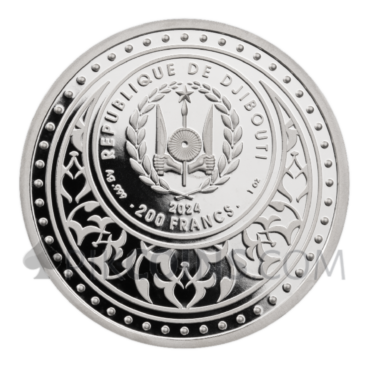 Eid Al Fitr 200 Francs CFA 1oz Djibouti 2024