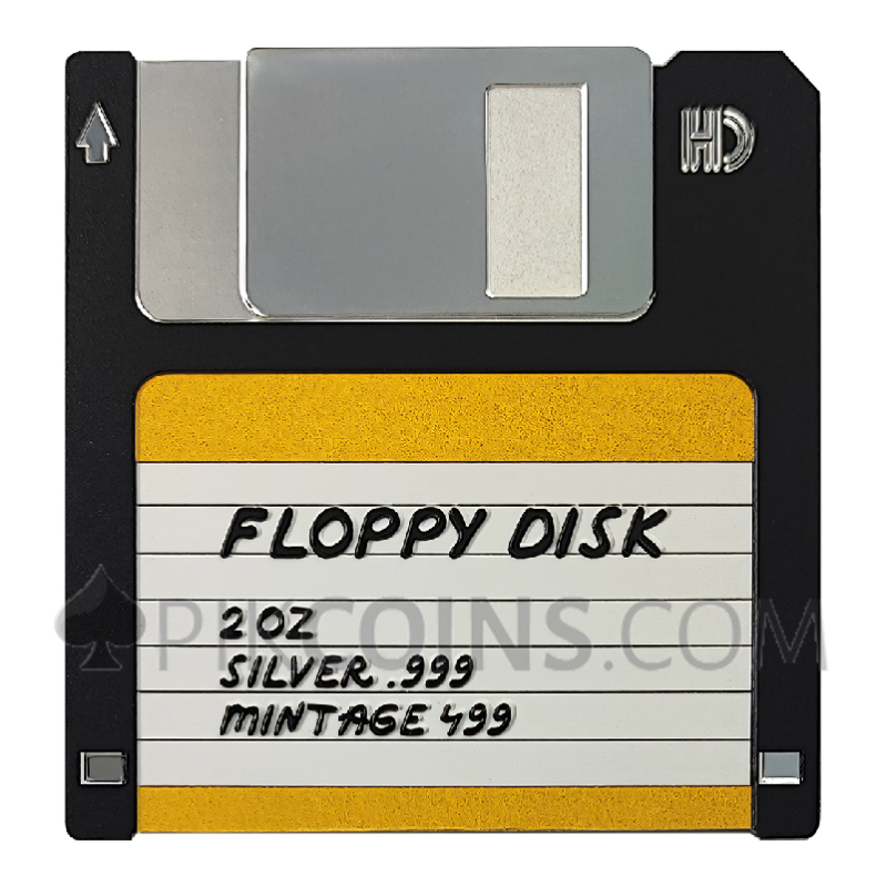 Floppy Disk Coloured Version 2oz 01 