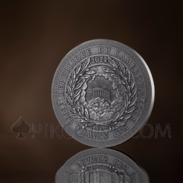 Hermes - Great Greek Mythology 3000 Francs CFA 3oz Cameroon 2024