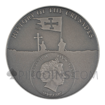 Prussian Crusade – Holy Crusaders 5$ 1oz Cook Islands 2023