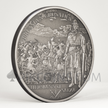 Prussian Crusade – Holy Crusaders 5$ 1oz Cook Islands 2023