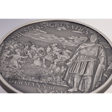 Prussian Crusade – Holy Crusaders 5$ 1oz Cook Islands 2023