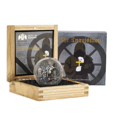 Inquisition - Mankind's Mistakes 5$ 2oz Niue 2023
