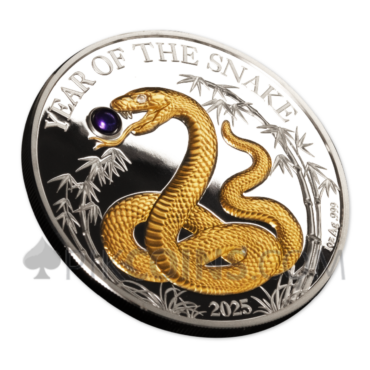 Snake - Pearl Lunar Year 20 Vatu 1oz Vanuatu 2025