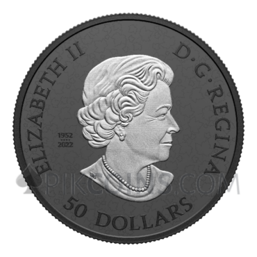 Maple Leaves In Motion 50$ 5oz Canada 2024