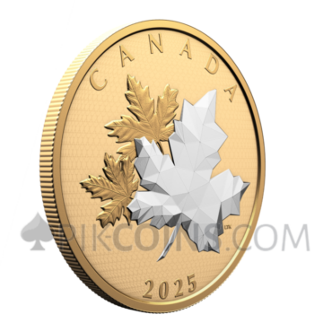 Maple Leaves In Motion 5oz 50$ Canada 2025
