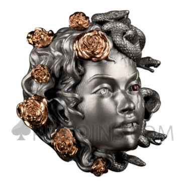 Medusa 5$ 3oz Barbados 2025