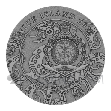 Taizong Of Tang - Great Chinese Emperors 5$ 2oz Niue 2023