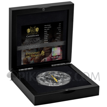 Taizong Of Tang - Great Chinese Emperors 5$ 2oz Niue 2023