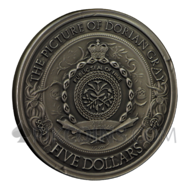 Picture Of Dorian Gray - Reading Challenge Memento Mori 5$ 2oz Niue 2024