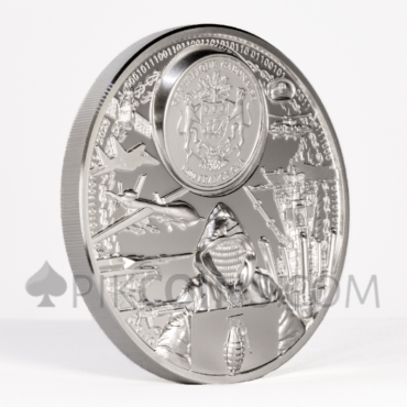 War Has No Real Winner – Time Flies 1500 Francs CFA 2oz Gabon 2023