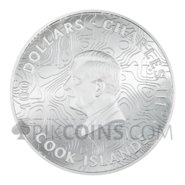 Grand Canyon - Topography 100$ 1kg Cook Islands 2024