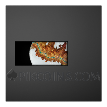 Grand Canyon - Topography 100$ 1kg Cook Islands 2024