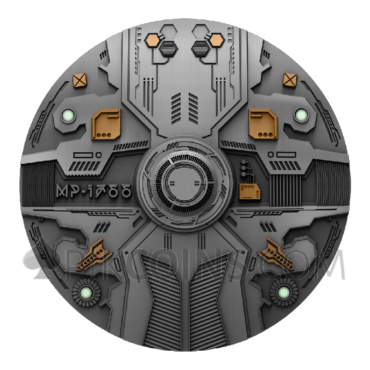 UFO MP-1766 - First Flying Coin 1766 Francs CFA 7oz Republic of Cameroon 2024