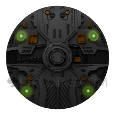 UFO MP-1766 - First Flying Coin 1766 Francs CFA 7oz Republic of Cameroon 2024