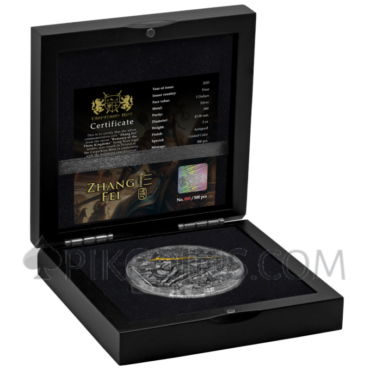 Zhang Fei - Ancient Chinese Warriors 5$ 2oz Niue 2023