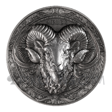 Aries - Glow in the Dark 12$ 5oz Niue 2024