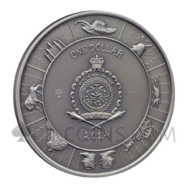 Puss in Boots - Fairy Tales 1$ 1oz Niue 2024