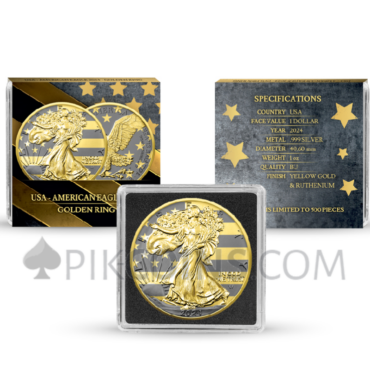 American Eagle - Golden Ring 1$ 1oz USA 2024