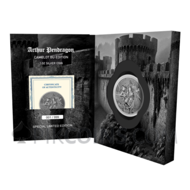 Arthur Pendragon - Camelot Special Blister pack 2$ 1oz Niue 2023