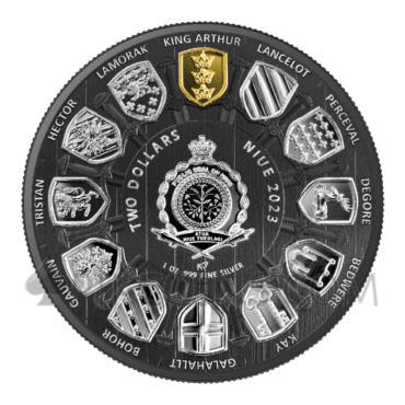Arthur Pendragon - Camelot Multimetal 2$ 1oz Niue 2023