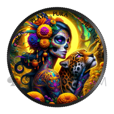 Dia De Los Muertos 1 Onza 1oz Mexico 2023