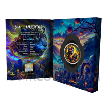 Dia De Los Muertos 1 Onza 1oz Mexico 2023