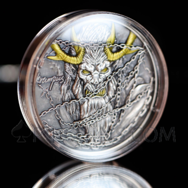 Krampus Naughty Or Nice 3000 Francs CFA 3oz Gabon 2025