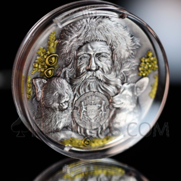 Krampus Naughty Or Nice 3000 Francs CFA 3oz Gabon 2025