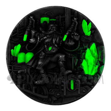 Dwarf - Glow In the Dark 5$ 2oz Niue 2023
