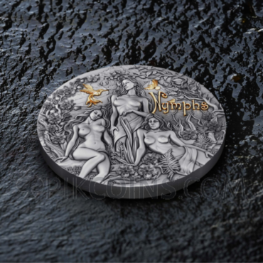 Nymphs 2000 Francs CFA 2oz Cameroon 2024