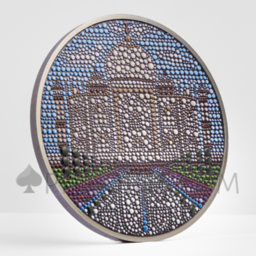 Taj Mahal - Dot Art 20$ 3oz Palau 2024
